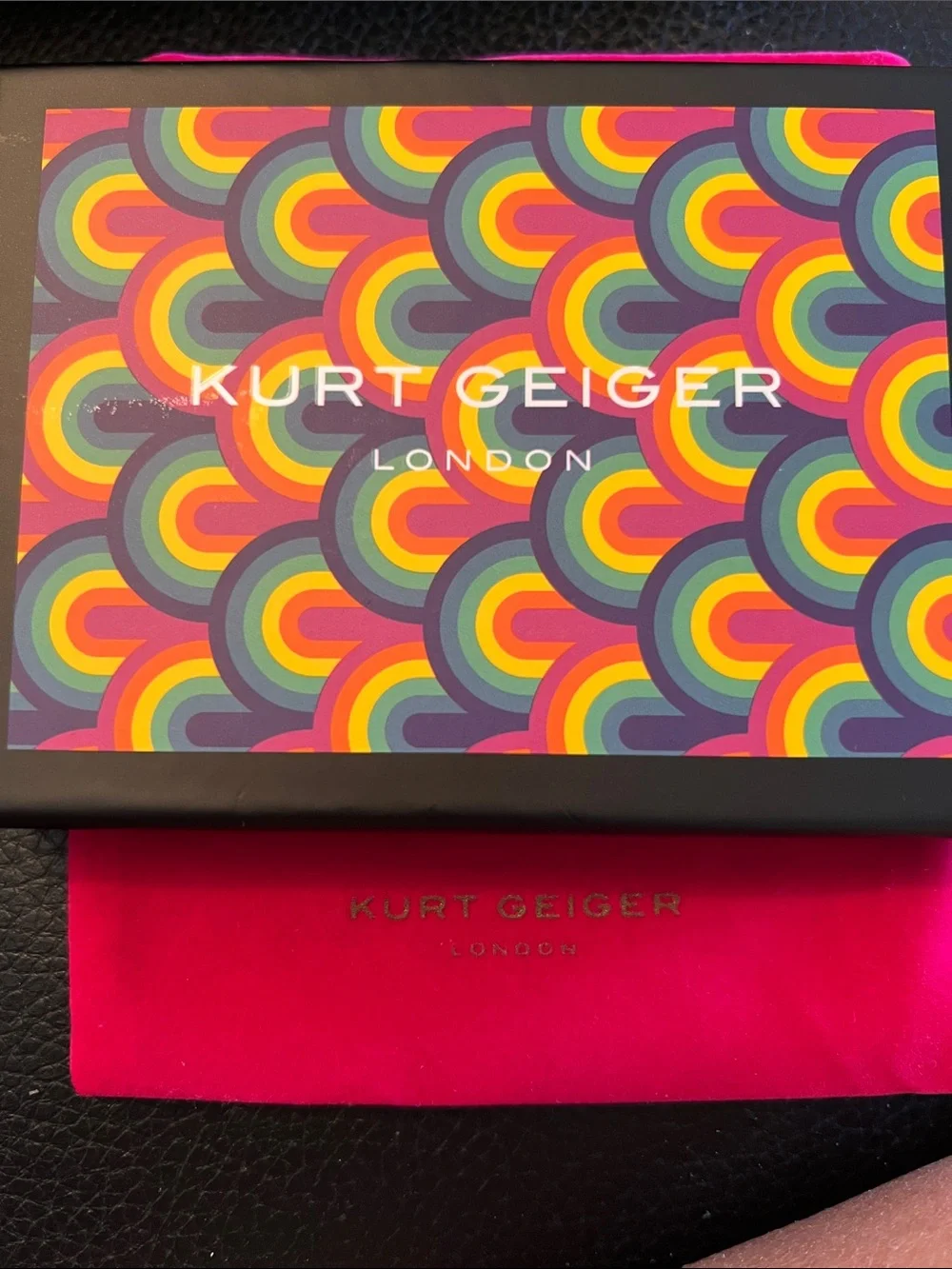 KURT GEIGER LONDON NWT Camden JEWELED EAGLE HEAD CARD HOLDER